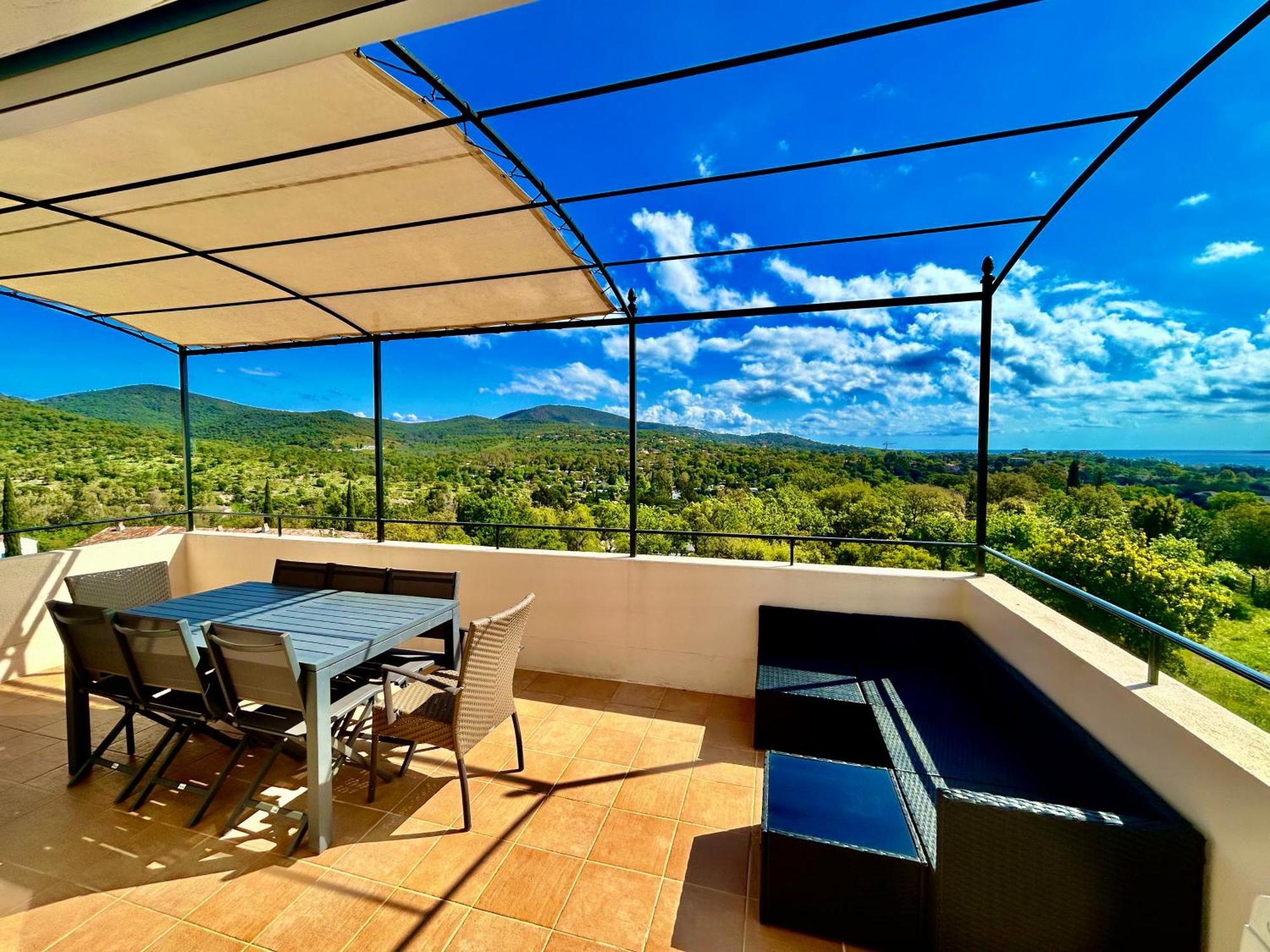 Les Restanques Vue Mer Pressoir 3131 Grimaud Exterior photo